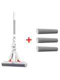 Esfregão Dobrável MaxMop©: Limpeza Fácil e Rápida! (Com Balde Incluso)
